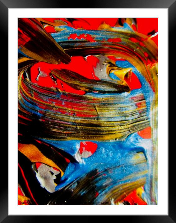 Abstract 287 Framed Mounted Print by Stephanie Moore