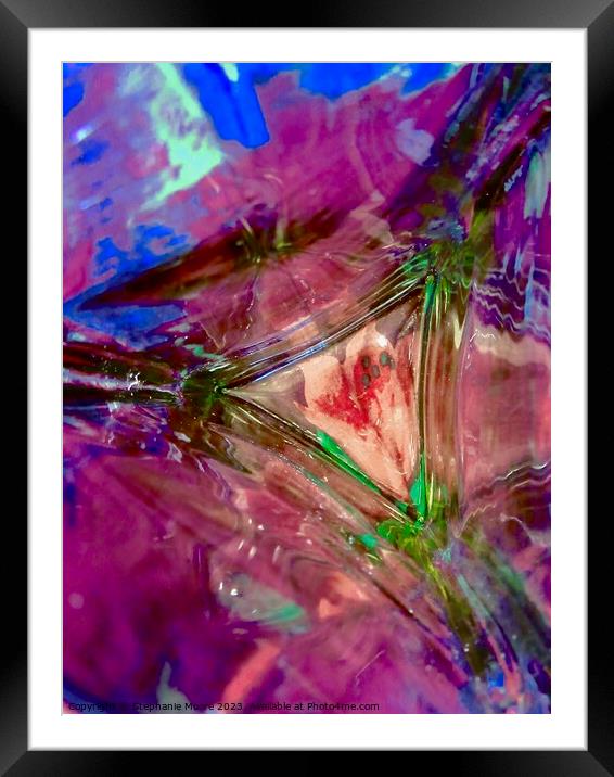 Abstract 296 Framed Mounted Print by Stephanie Moore