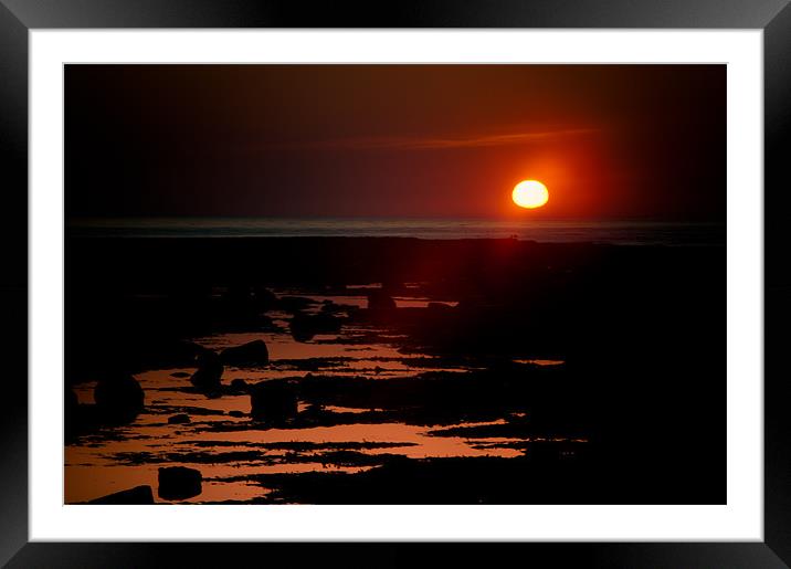 Early Sunrise Framed Mounted Print by Orange FrameStudio