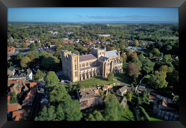 Ripon Cathedral Framed Print by Apollo Aerial Photography