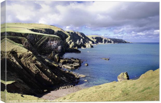 Serenity of St Abbs Canvas Print by Steven King