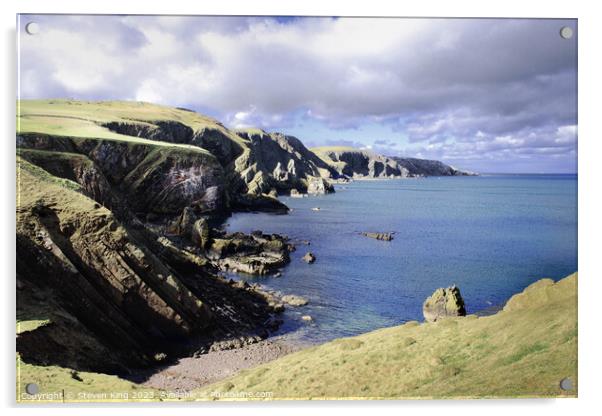 Serenity of St Abbs Acrylic by Steven King
