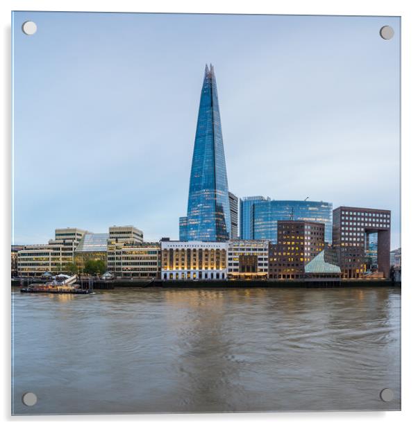Square crop of The Shard Acrylic by Jason Wells