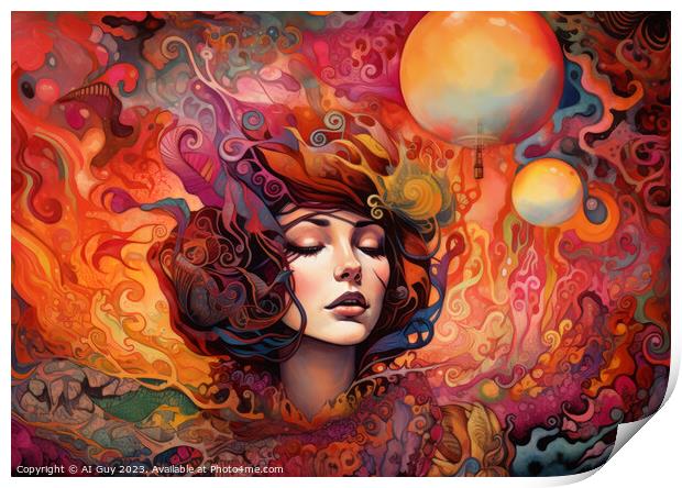 Mushroom Dreams Print by Craig Doogan Digital Art