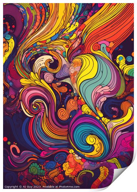 Abstract LSD Visuals Print by Craig Doogan Digital Art