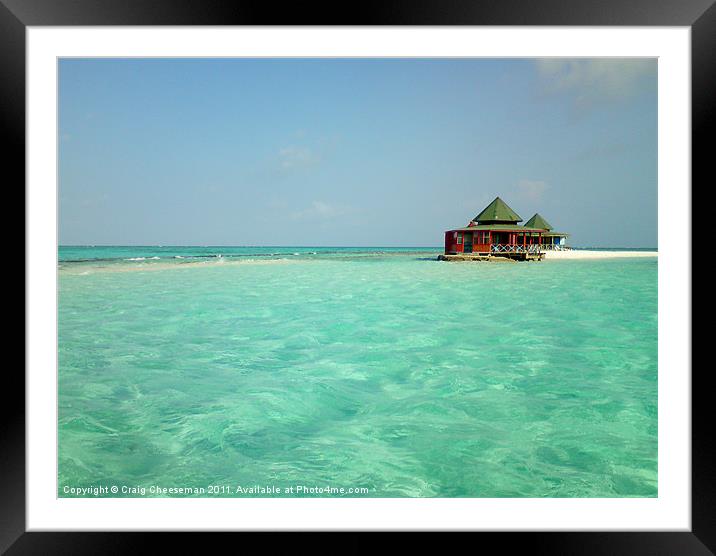 Paradise Framed Mounted Print by Craig Cheeseman