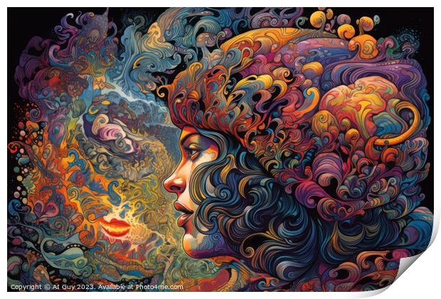 LSD Dreams Print by Craig Doogan Digital Art