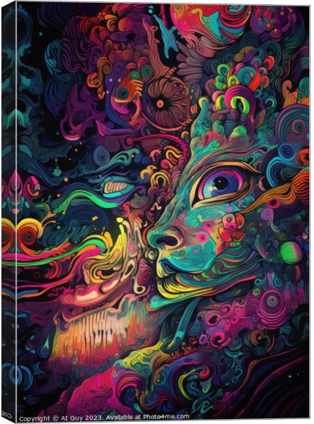 LSD Dreaming Canvas Print by Craig Doogan Digital Art