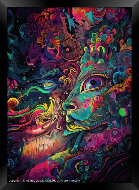 LSD Dreaming Framed Print by Craig Doogan Digital Art