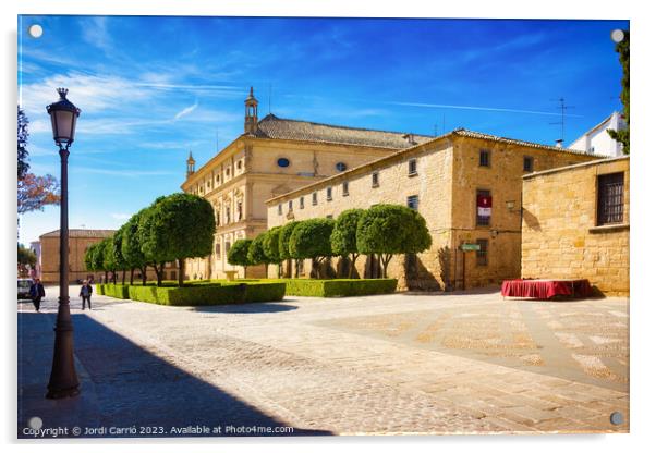 The Majestic Square of Ubeda - C1803 2643 GRACOL Acrylic by Jordi Carrio