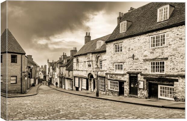 Jews Court, Steep Hill, Lincoln Canvas Print by Tim Hill