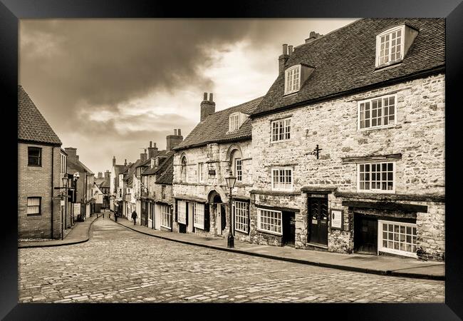 Jews Court, Steep Hill, Lincoln Framed Print by Tim Hill