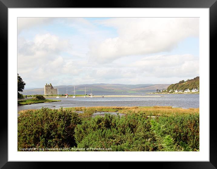 Castle Framed Mounted Print by Craig Cheeseman