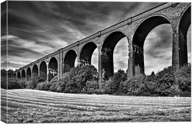  Conisbrough Viaduct Canvas Print by Darren Galpin