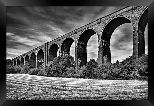  Conisbrough Viaduct Framed Print by Darren Galpin