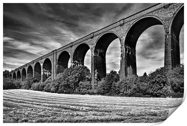  Conisbrough Viaduct Print by Darren Galpin