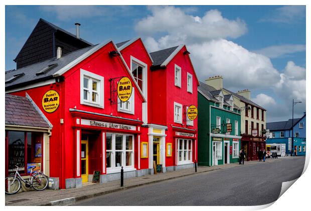 Paudie's Bar Dingle Print by Steve Smith