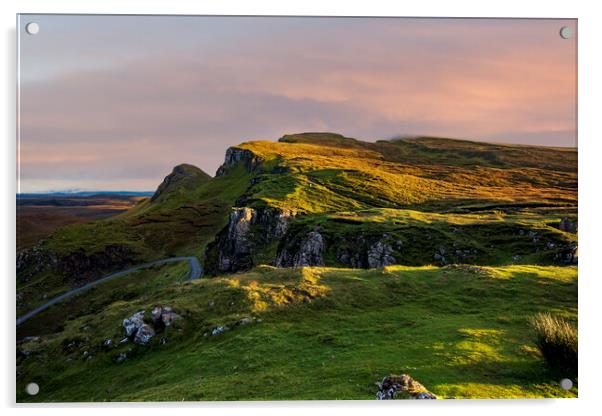 Quiraing Isle Of Skye Acrylic by Steve Smith