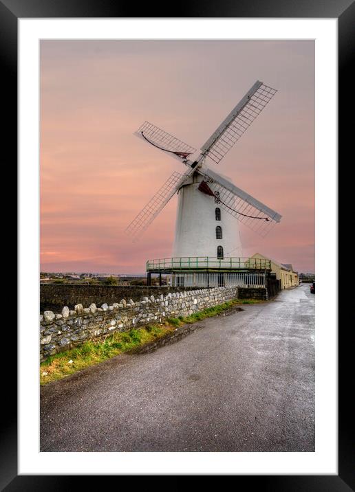 Blennerville Windmill Framed Mounted Print by Steve Smith