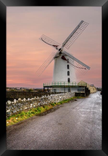 Blennerville Windmill Framed Print by Steve Smith