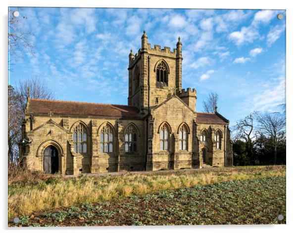 East Leyton Church Acrylic by Steve Smith