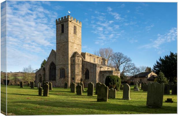Gilling West Church Canvas Print by Steve Smith