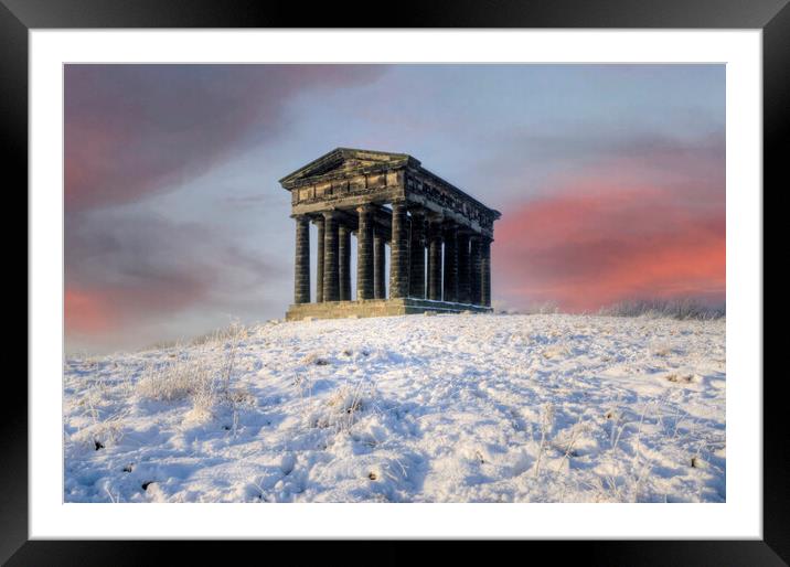 Penshaw Monument Framed Mounted Print by Steve Smith
