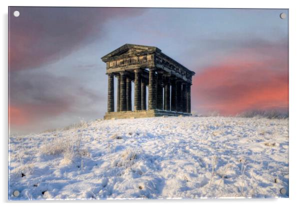 Penshaw Monument Acrylic by Steve Smith