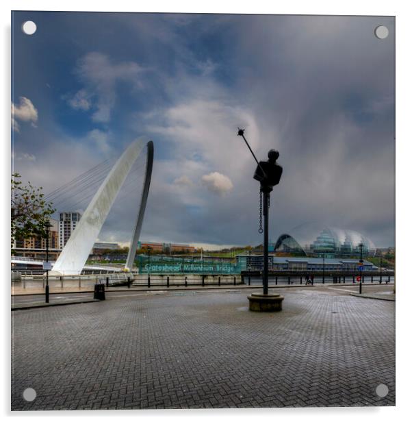 Gatesheads Tilting Icon Acrylic by Steve Smith