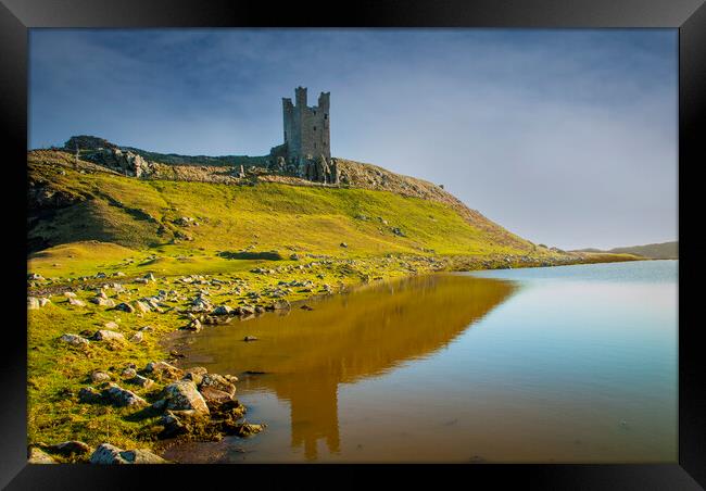 Dunstanburgh Castle A Haunting Beauty Framed Print by Steve Smith