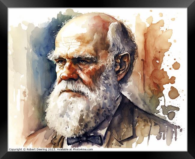 Darwin Framed Print by Robert Deering