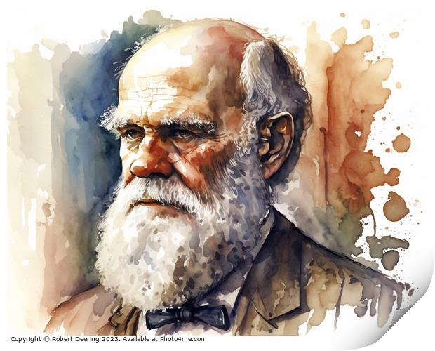Darwin Print by Robert Deering
