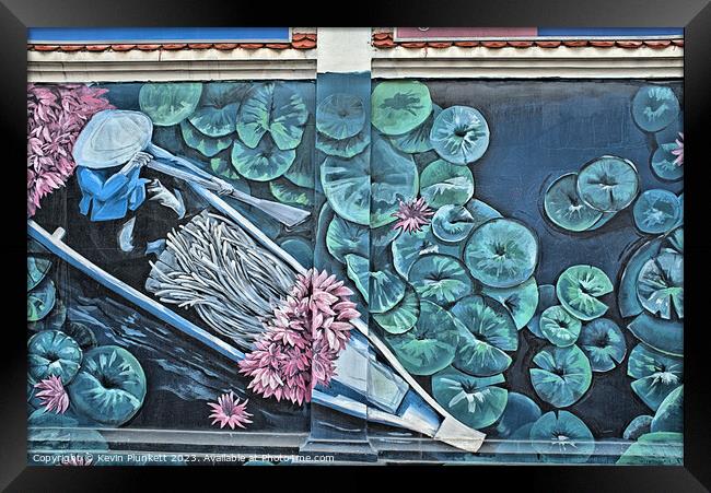 Saigon (Ho Chi Minh City) Street Wall Art. Framed Print by Kevin Plunkett