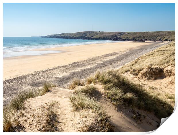 Freshwater West. Pembrokeshire, Wales. Print by Colin Allen