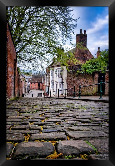 Steep Hill, City of Lincoln Framed Print by Tim Hill