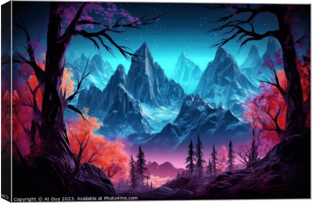 Fantasy Landscape Canvas Print by Craig Doogan Digital Art