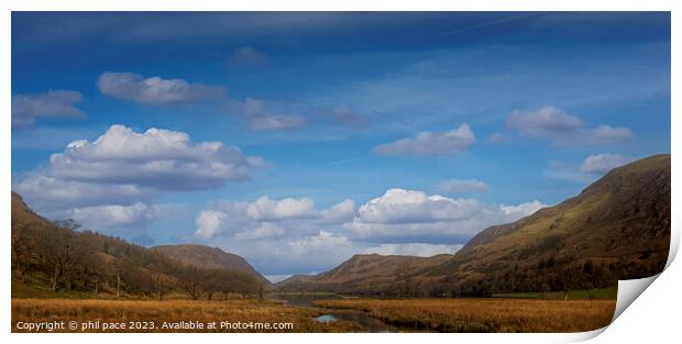 Buttermere view Print by phil pace