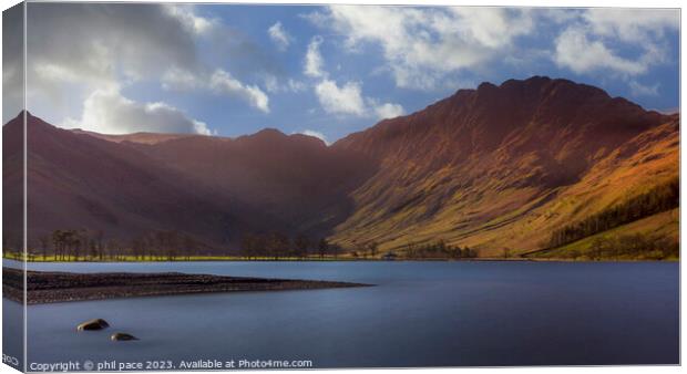Buttermere Canvas Print by phil pace