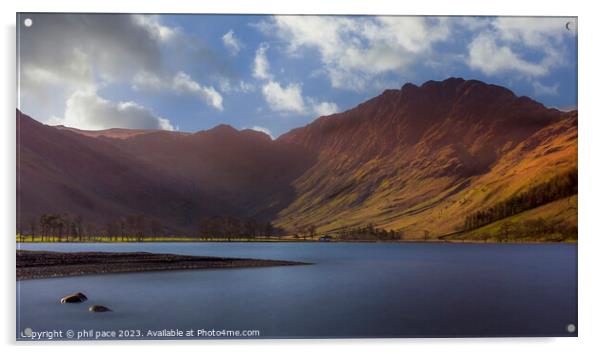 Buttermere Acrylic by phil pace