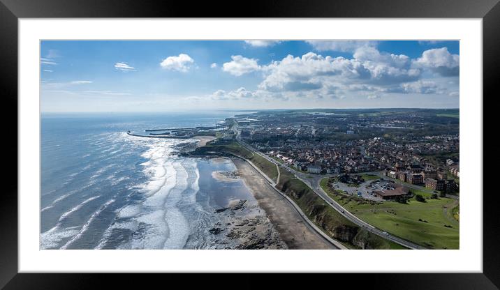 Seaham View Framed Mounted Print by Apollo Aerial Photography
