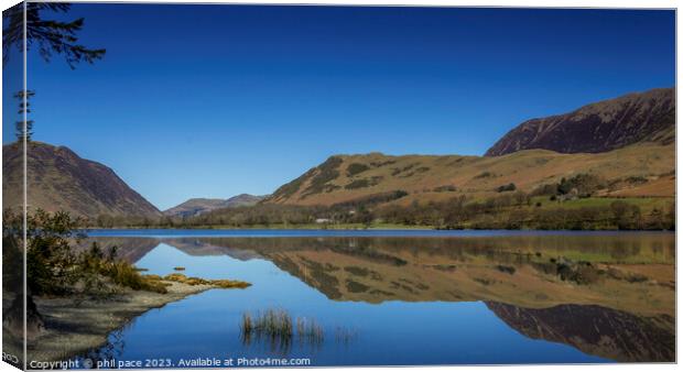 Buttermere  Canvas Print by phil pace