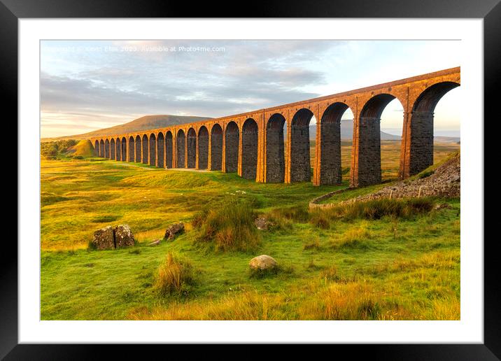 Viaduct Framed Mounted Print by Kevin Elias