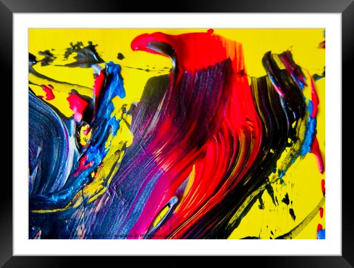 Abstract 598 Framed Mounted Print by Stephanie Moore