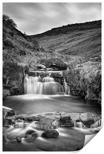 Grindsbrook Waterfalls   Print by Darren Galpin