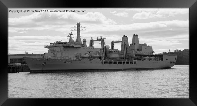 RFA Fort Victoria Framed Print by Chris Day