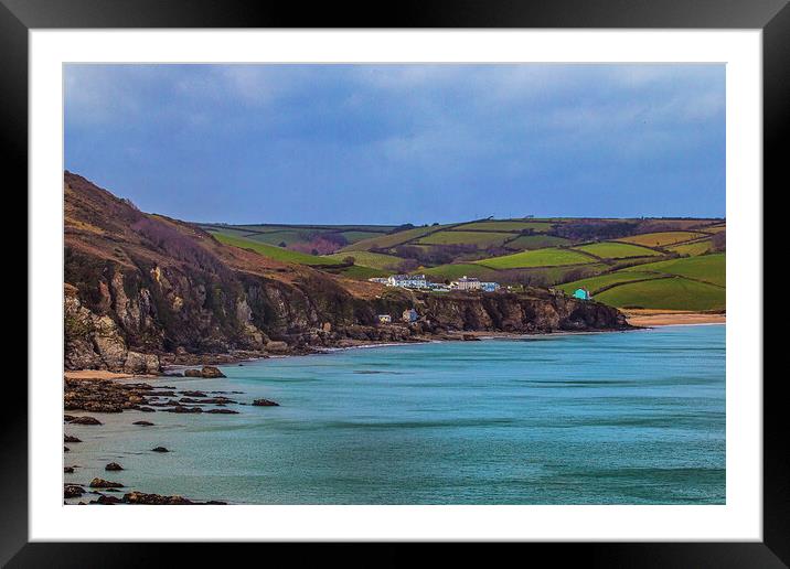 The Lost Village of Hallsands, in Devon  Framed Mounted Print by Ian Stone