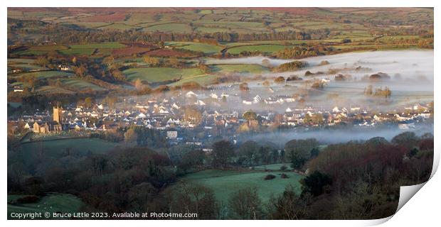 Ethereal Moretonhampstead Sunrise Print by Bruce Little