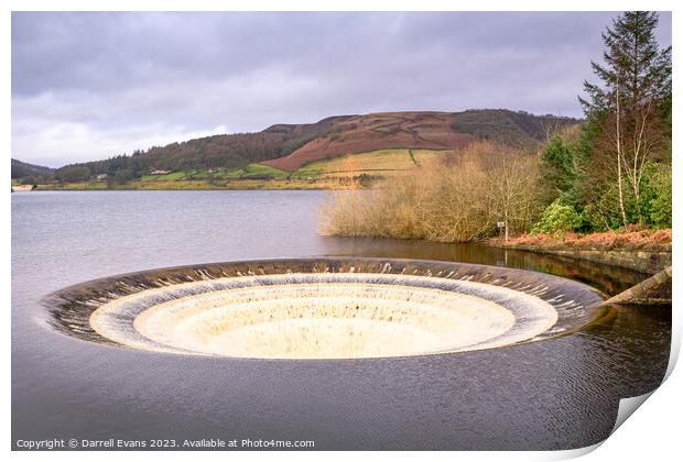 Ladybower Reservoir Print by Darrell Evans