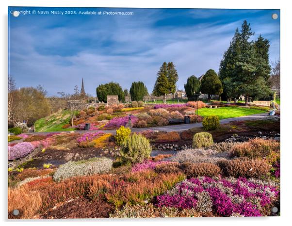  The National Heather Collection, Riverside Park P Acrylic by Navin Mistry