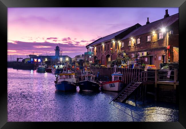 Scarborough Harbour North Yorkshire Framed Print by Tim Hill